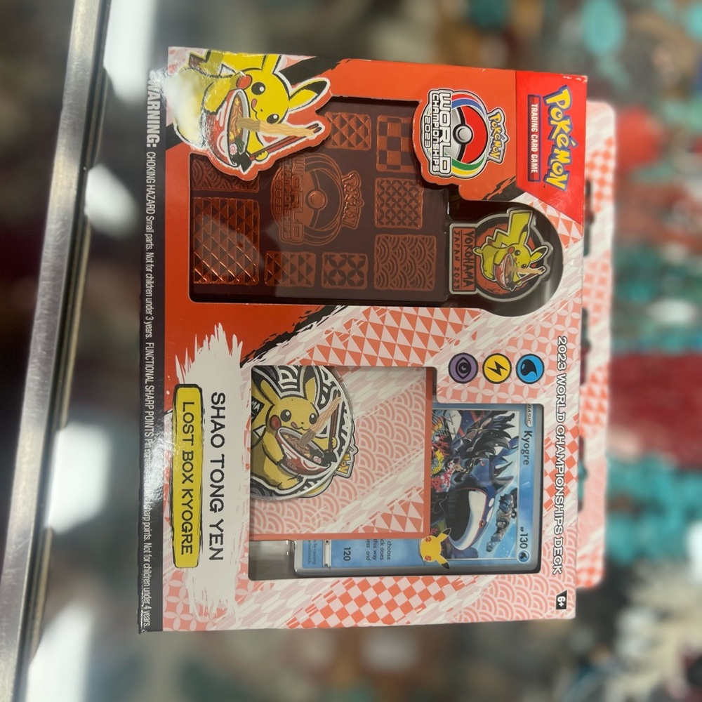 Pokemon Lost Box Kyogre Set with Red and Blue Accents